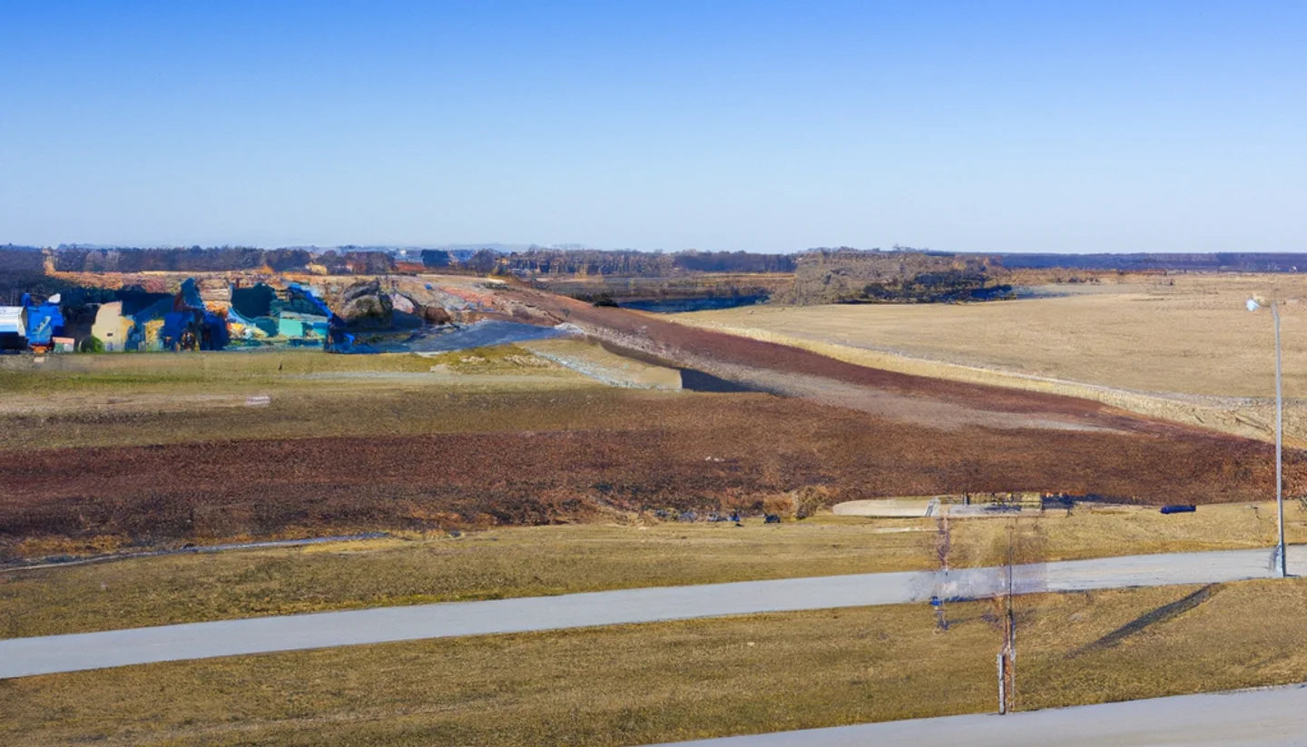 Architect reviewing Minnesota land development site plans and zoning maps